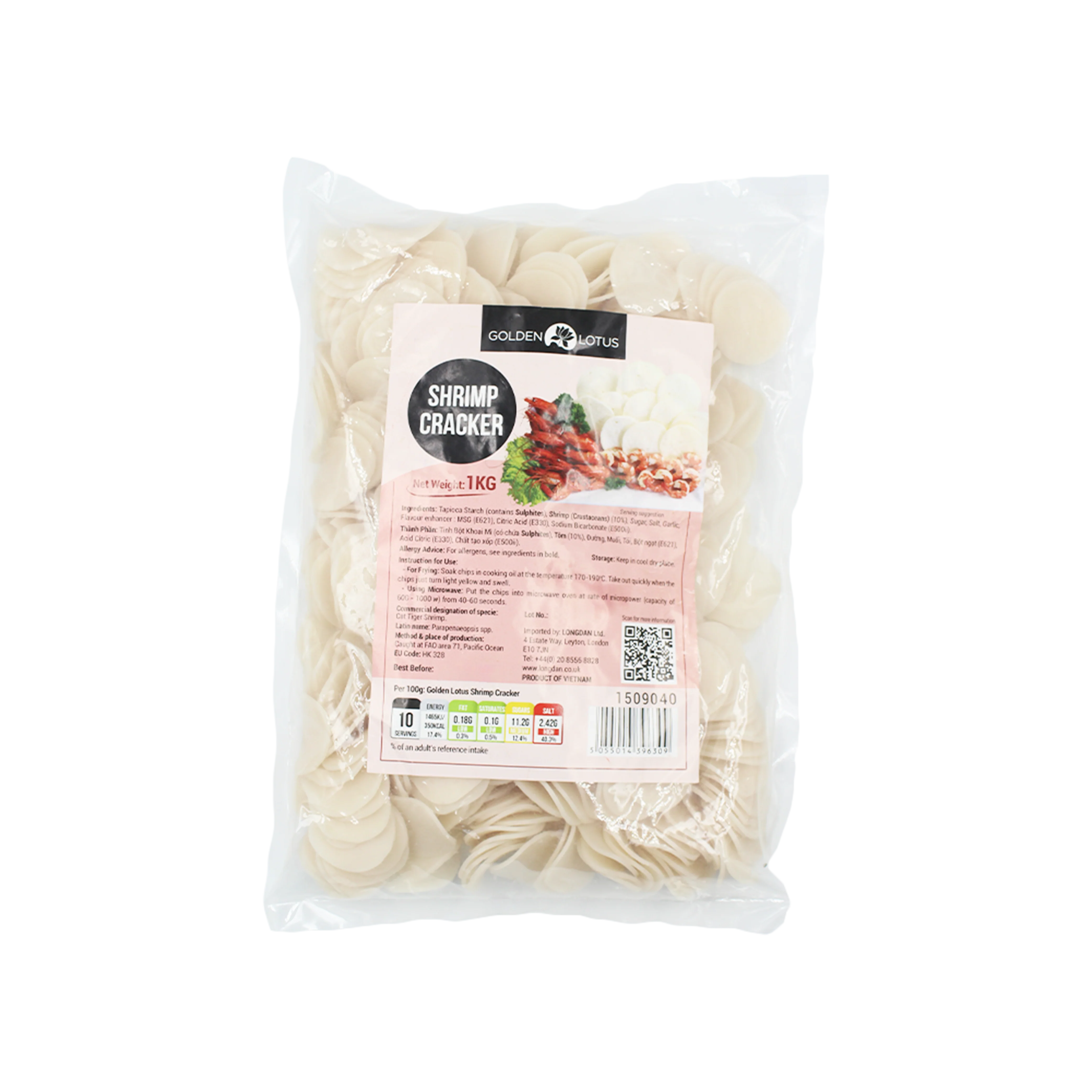 Golden Lotus Shrimp Cracker 1kg