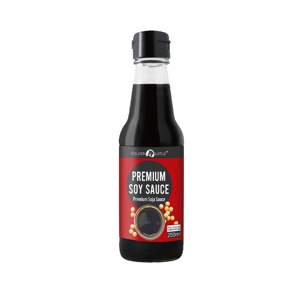 GOLDEN LOTUS Premium Soy Sauce 250ml (Case 12)
