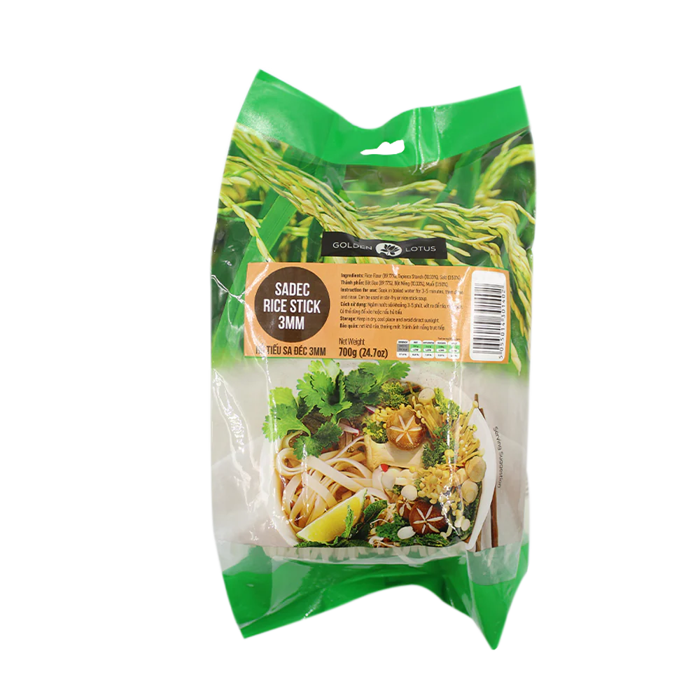 Golden Lotus Rice Stick 3mm 700g