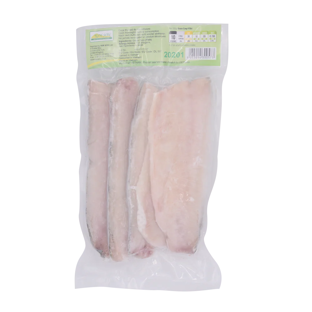 Kim Son Grass Carp Fillet (Dace Fillet) 1kg (Frozen) - Image 2