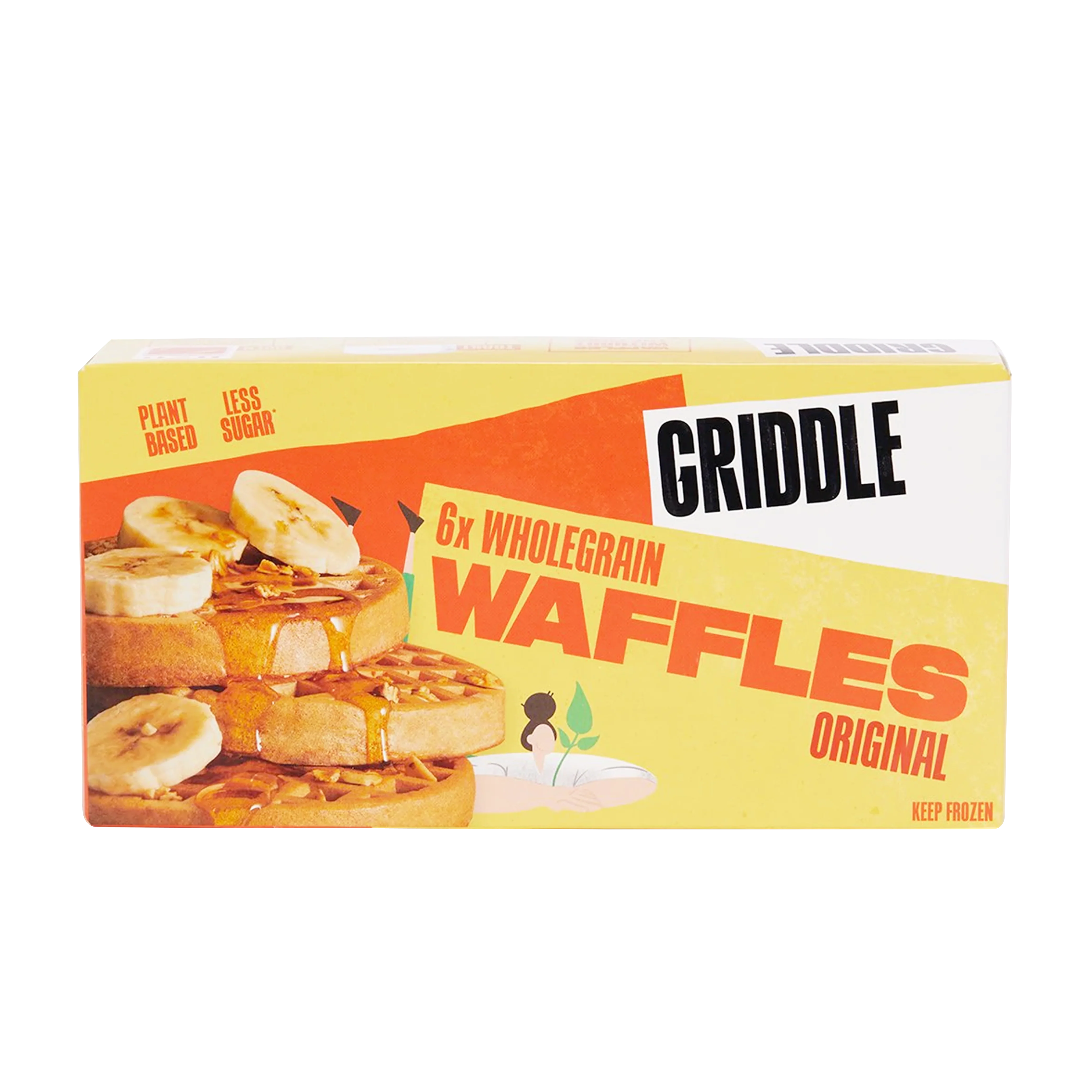 GRIDDLE Original Wholegrain Waffles 192g (Frozen)