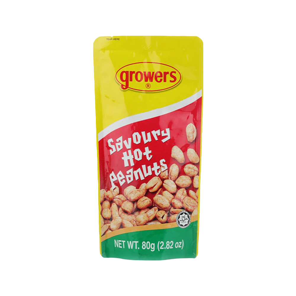 Growers Peanuts Savoury Hot 80g