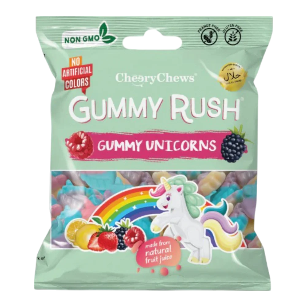 GUMMY RUSH Gummy Unicorns 90g (Case 12)