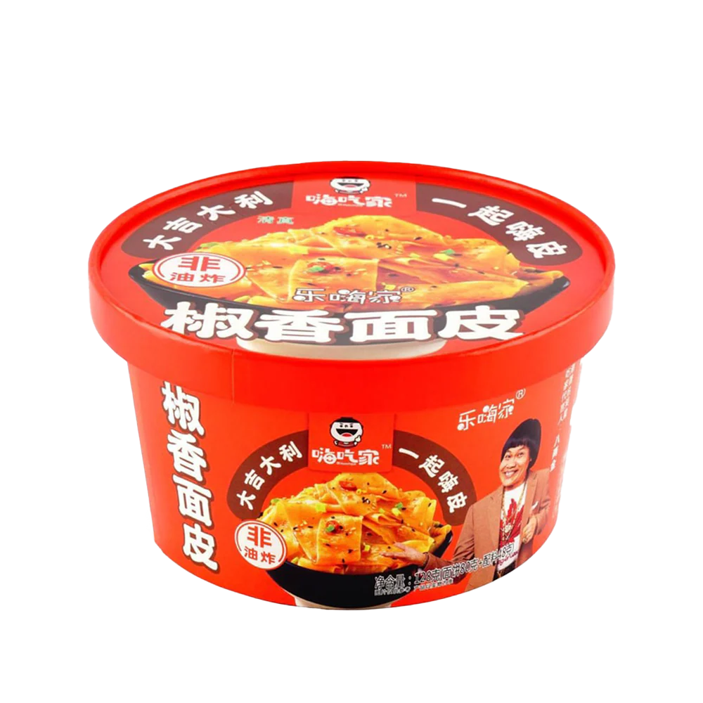 HAICHIJIA Pepper-flavored Wide Noodles 144g