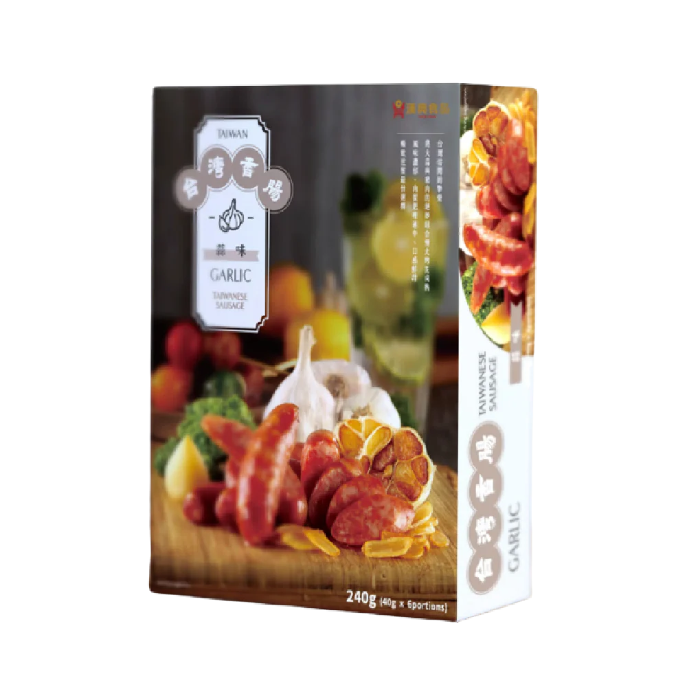 HAN DIAN Taiwanese Garlic Sausage (6 strips) 240g (Frozen)
