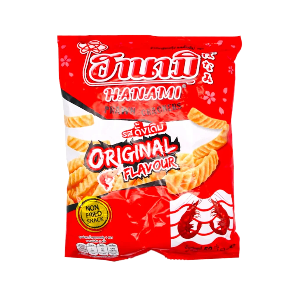 HANAMI Prawn Crackers Hot Chili 52g