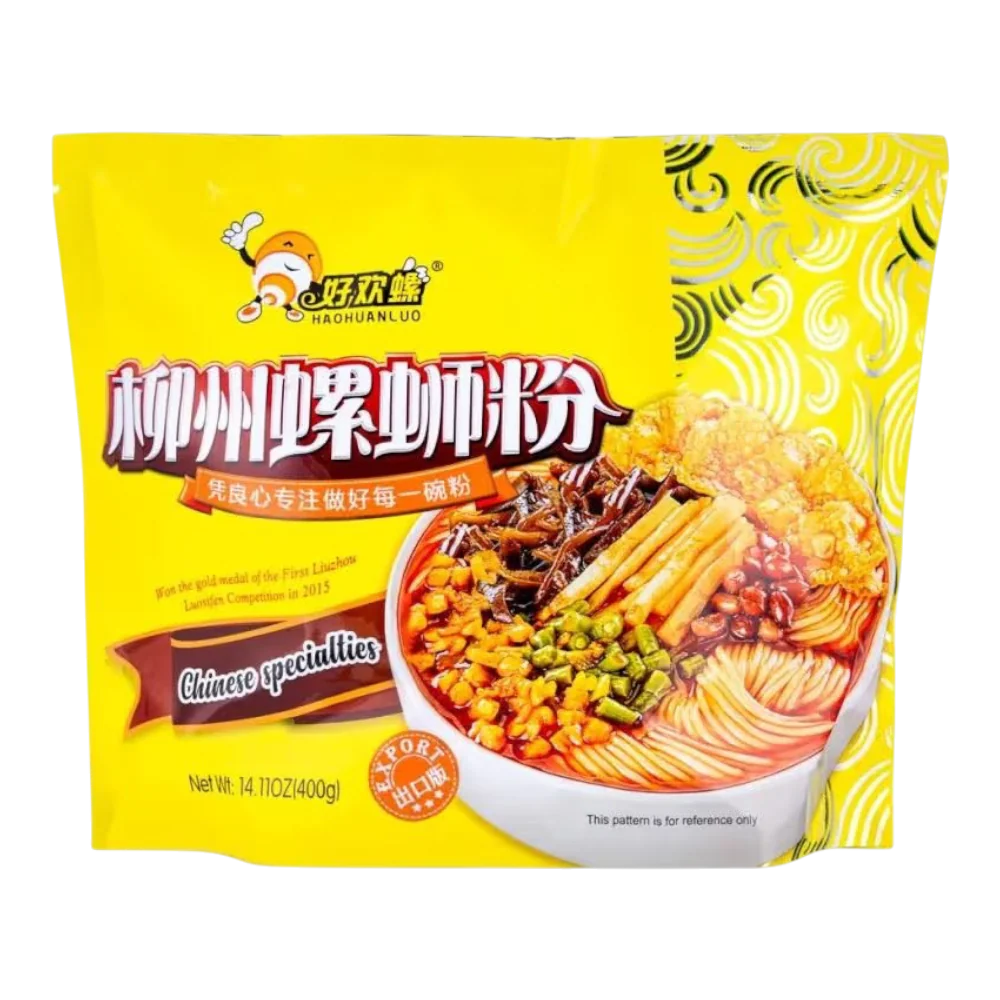 HAO HUAN LUO Liuzhou Snail Rice Noodles 400g