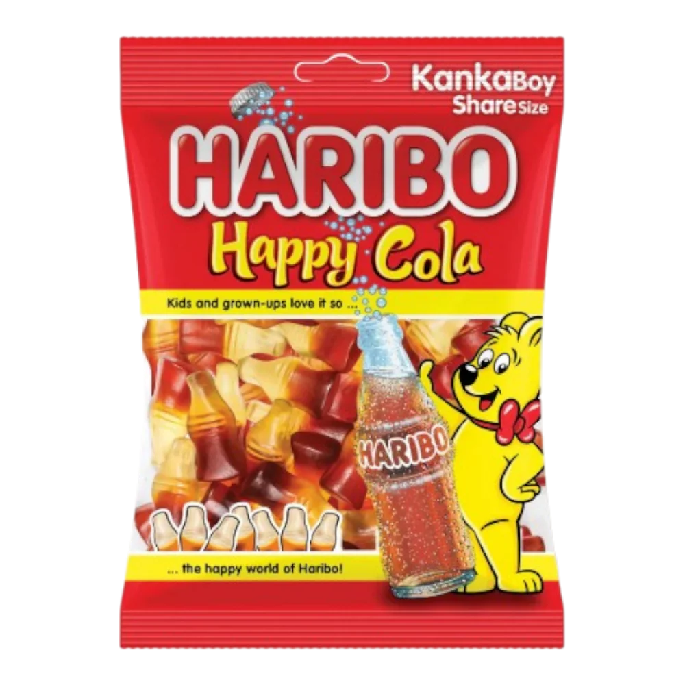 HARIBO Halal Happy Cola 80g (Case 30)
