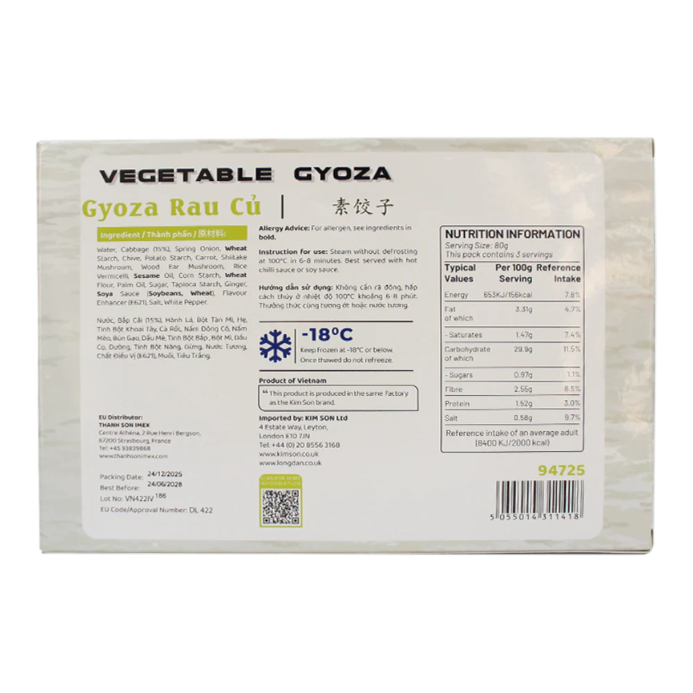 HARUMI Vegetable Gyoza 240g (Frozen) - Image 4