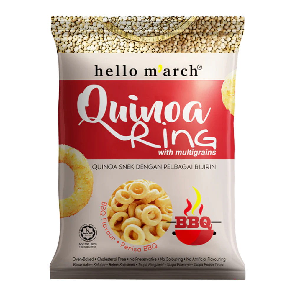 HELLO M'ARCH Quinoa Ring - BBQ Flavour 75g