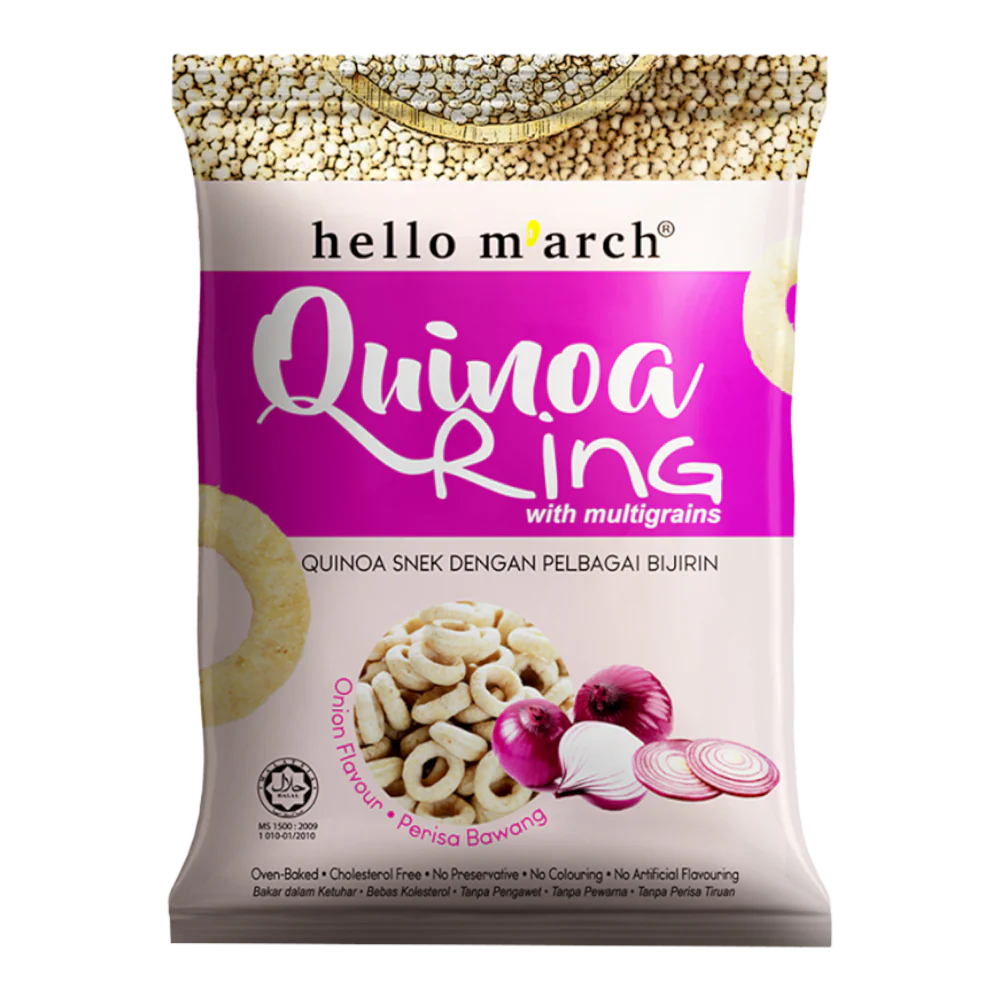 HELLO M'ARCH Quinoa Ring - Onion Flavour 75g
