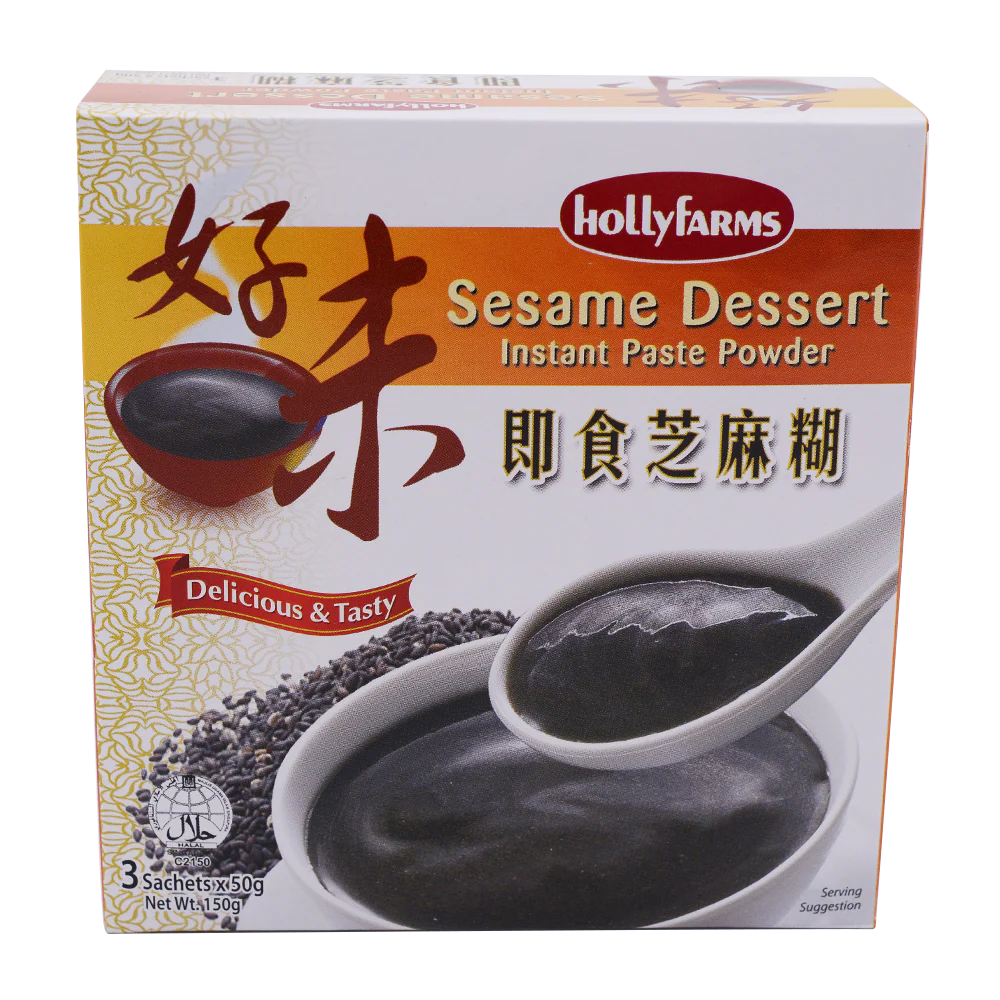 HOLLYFARM Black Sesame Paste Powder 150g