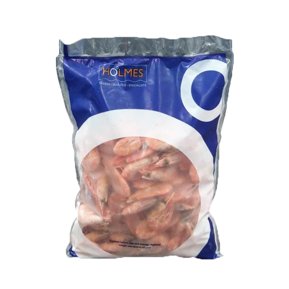 Holmes Cooked Shell On Coldwater Prawns 90-120 1kg NET