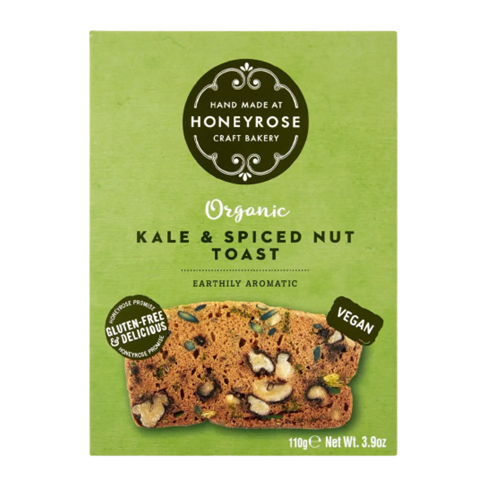 HONEYROSE Kale & Spiced Nut Toast 110g