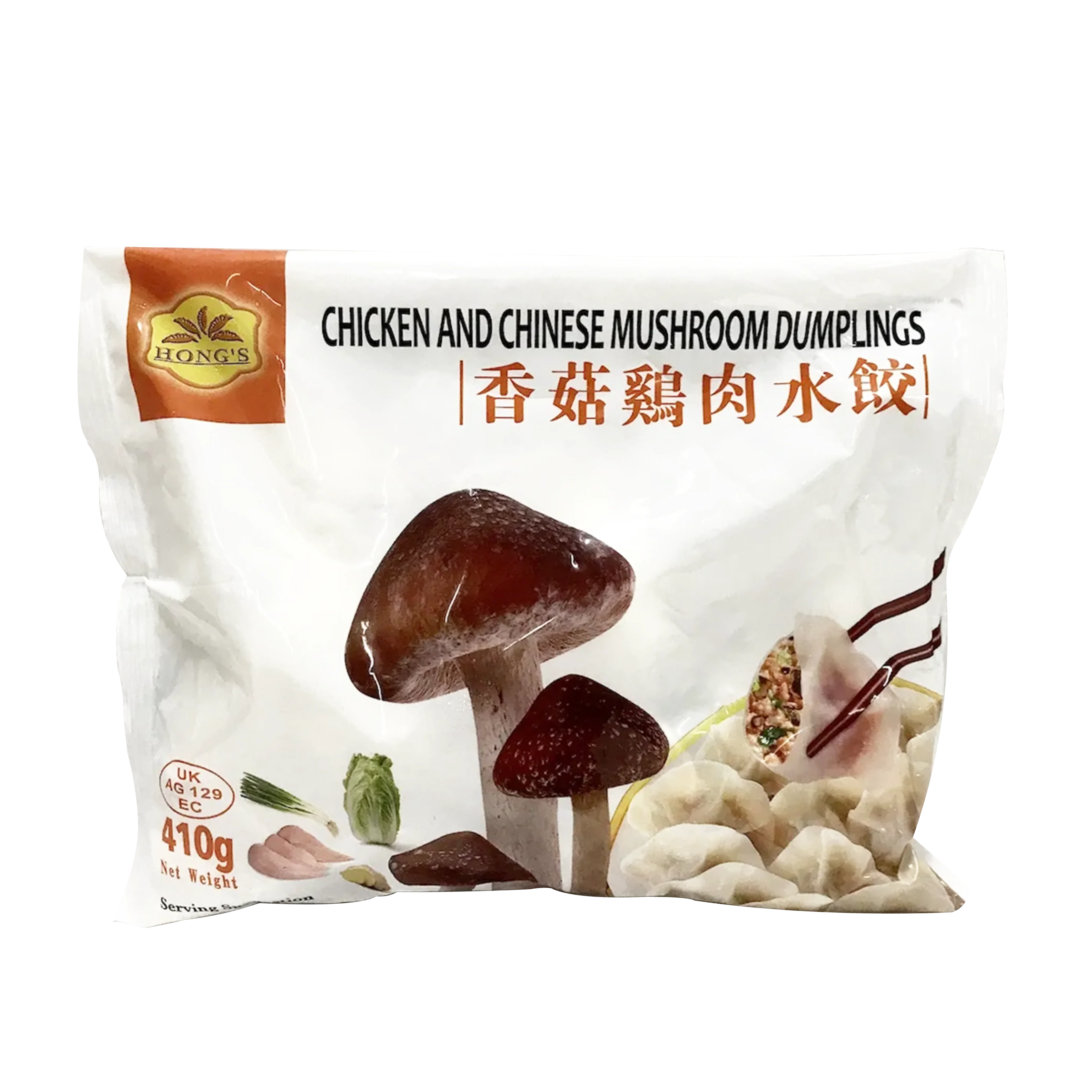 HONG'S Chicken & Mushroom Dumplings 410g (Frozen)