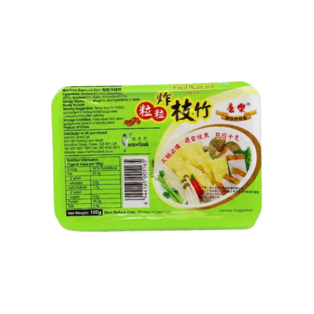 HONOR Fried Beancurd Stick 100g