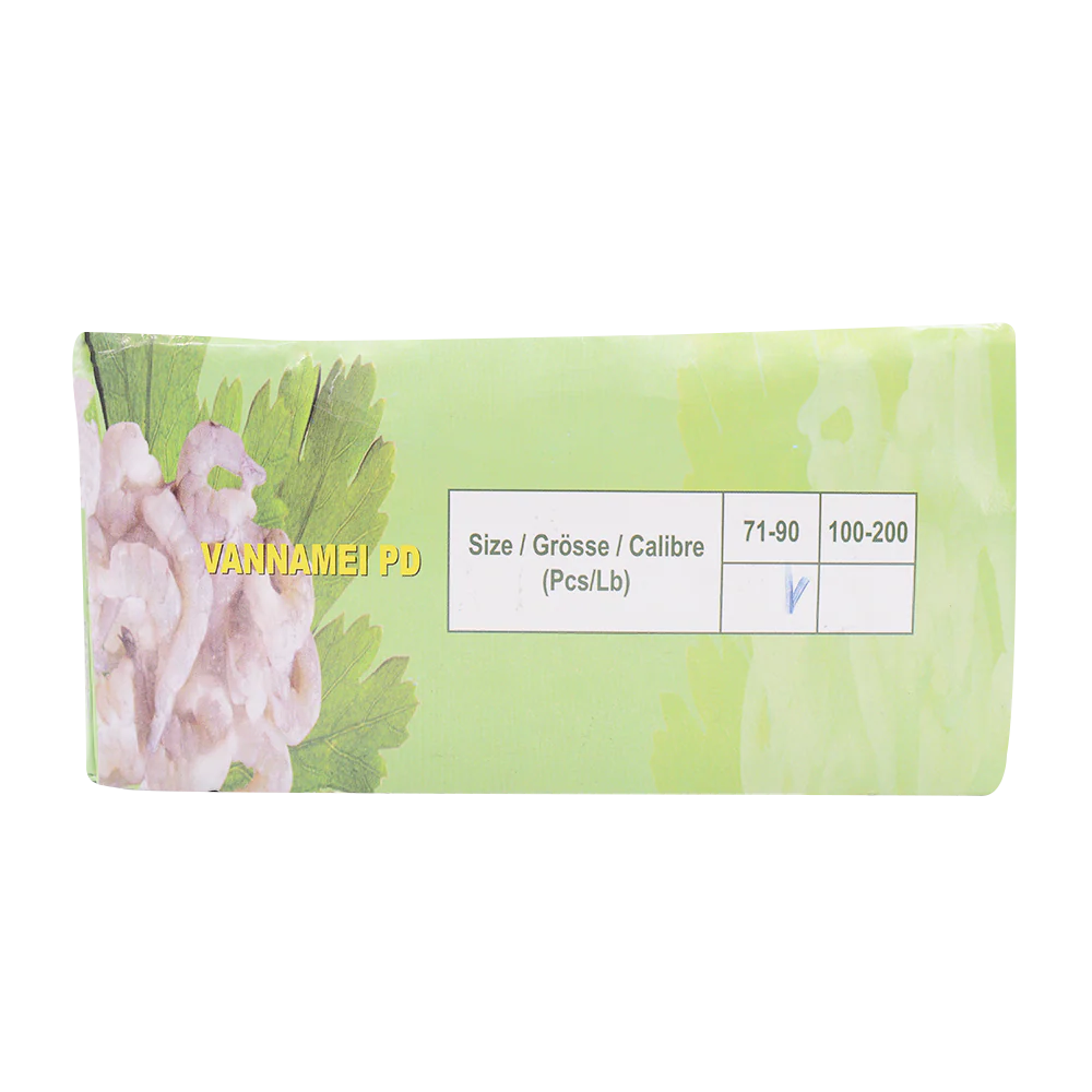 HQ Vanamei Prawn PD IQF 100/200 1.6kg (2kg GW) (Frozen) - Image 3