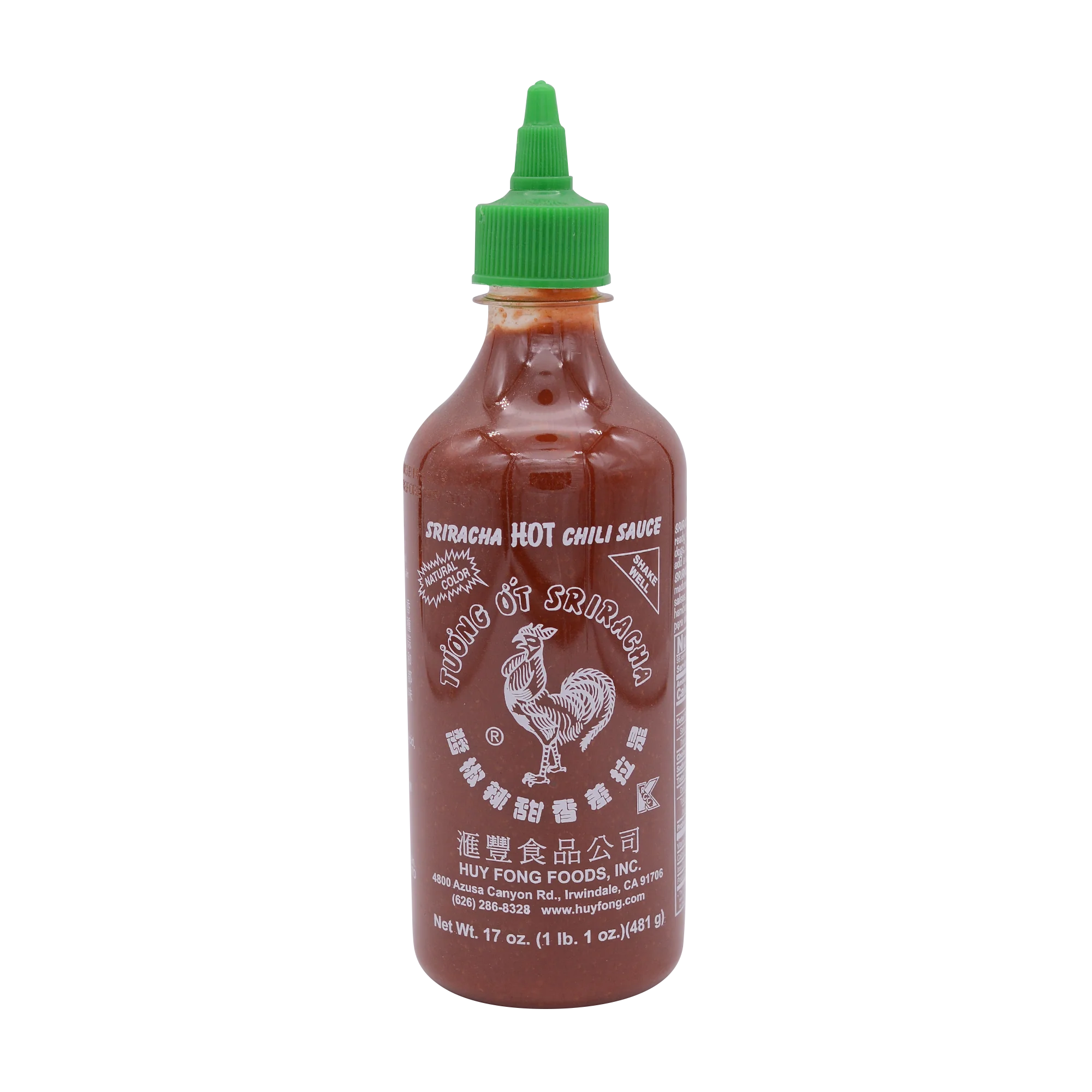 Huy Fong Sriracha Hot Chilli Sauce Usa 482g (435ml)