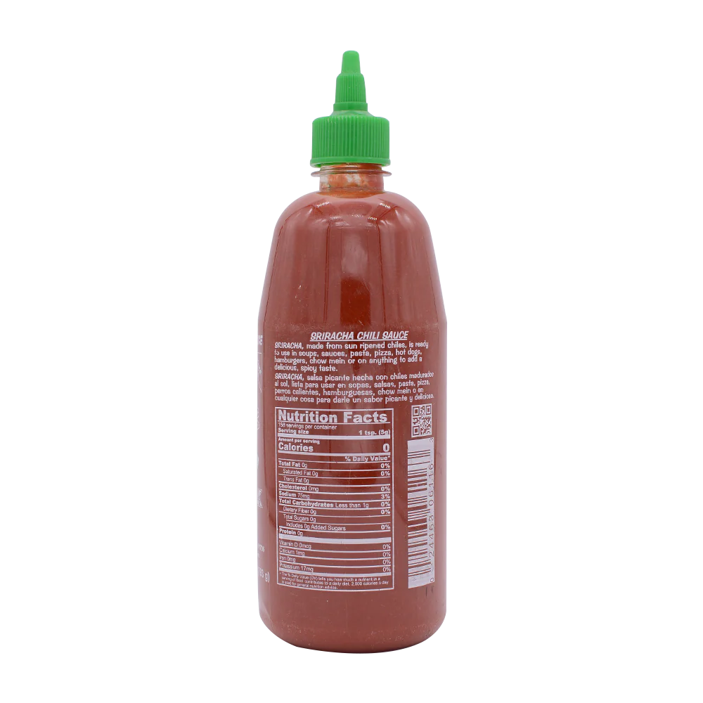 Huy Fong Sriracha Hot Chilli Sauce Usa 793g - Image 2