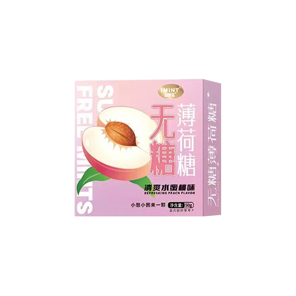 IMINT Sugar Free Candy - Refreshing Peach Flavour 50g