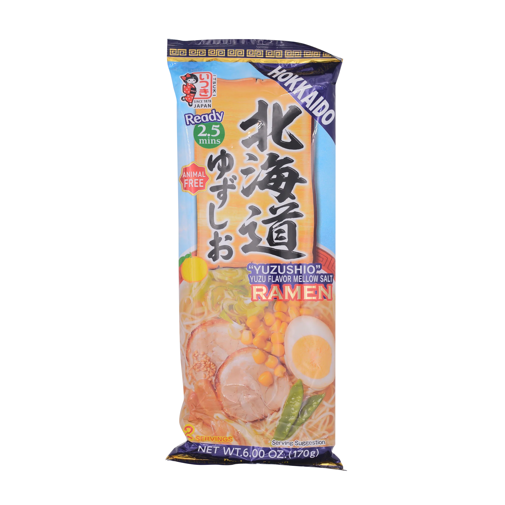 ITSUKI Hokkaido Yuzu Shio Mellow Salt Ramen 170g
