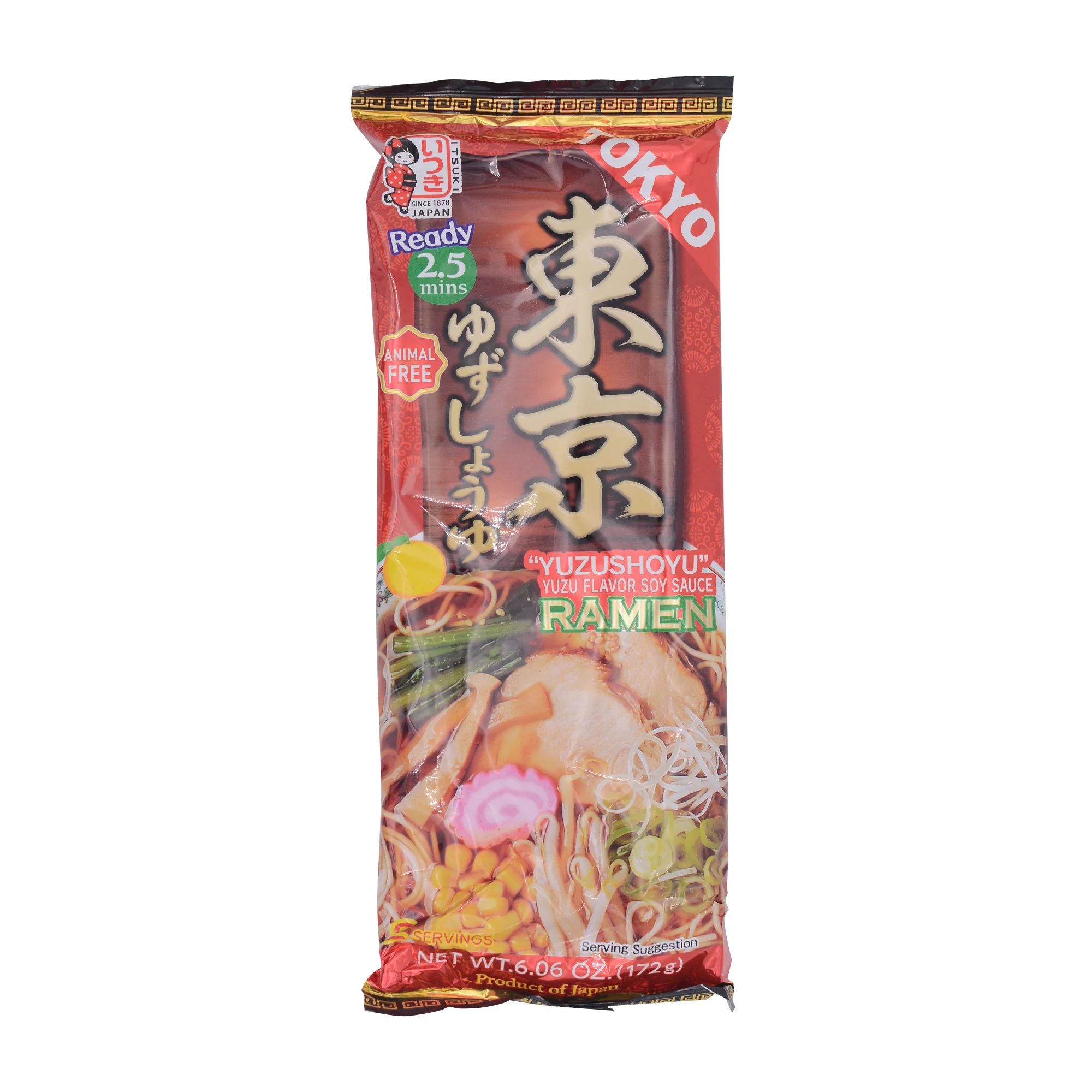 ITSUKI Tokyo Yuzu Shoyu Soy Sauce Ramen 172g