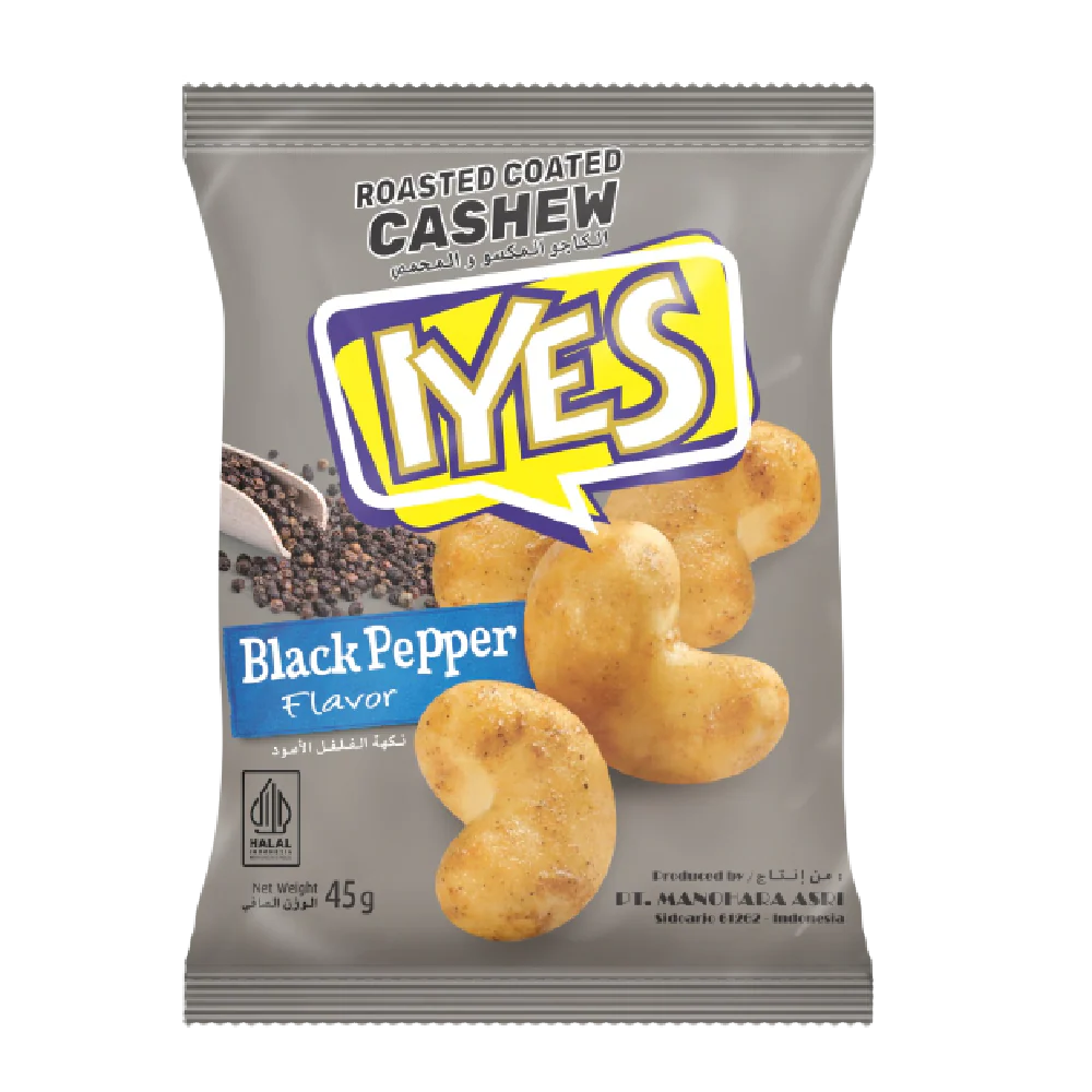 Iyes Cashew Black Pepper Flavour 45g
