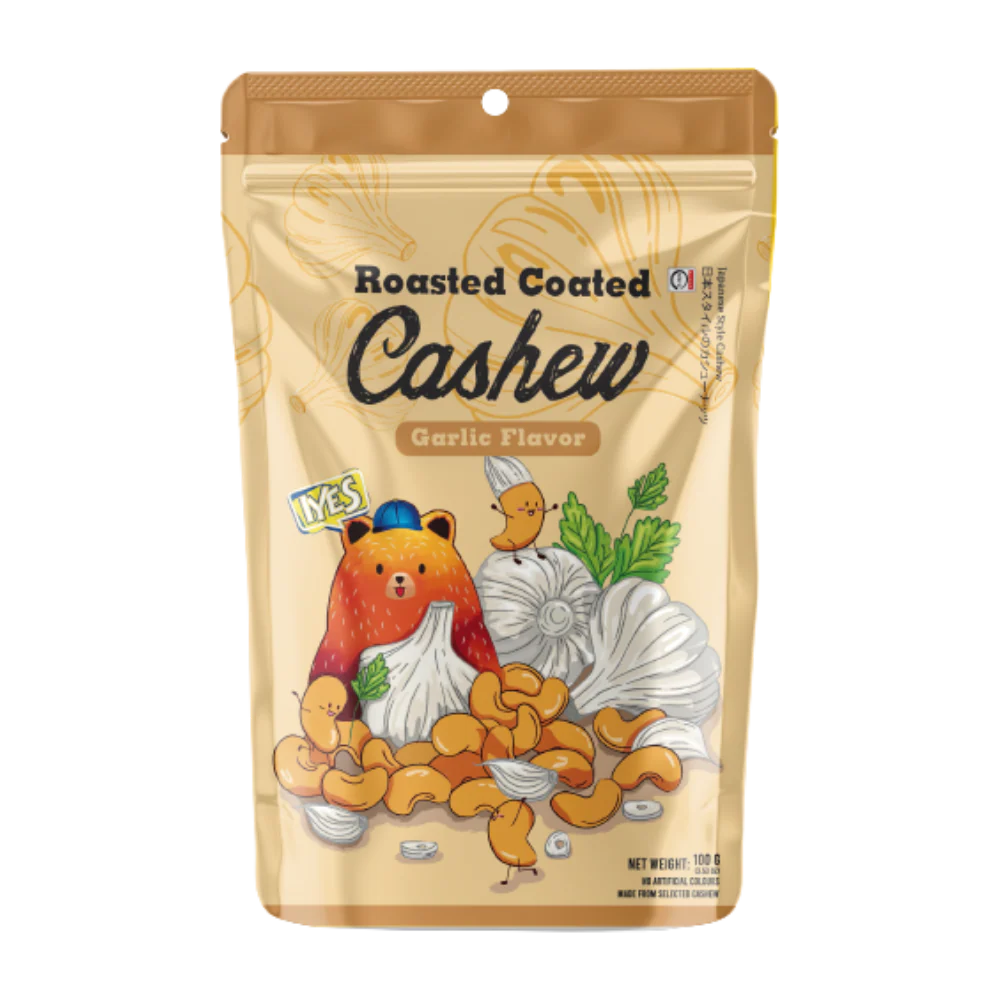 Iyes Cashew Garlic Flv 100g (Case 32)