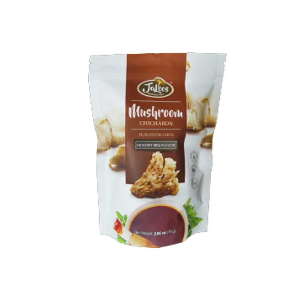 Ja Lees Farm Mushroom Chicharon Hickory BBQ 75g