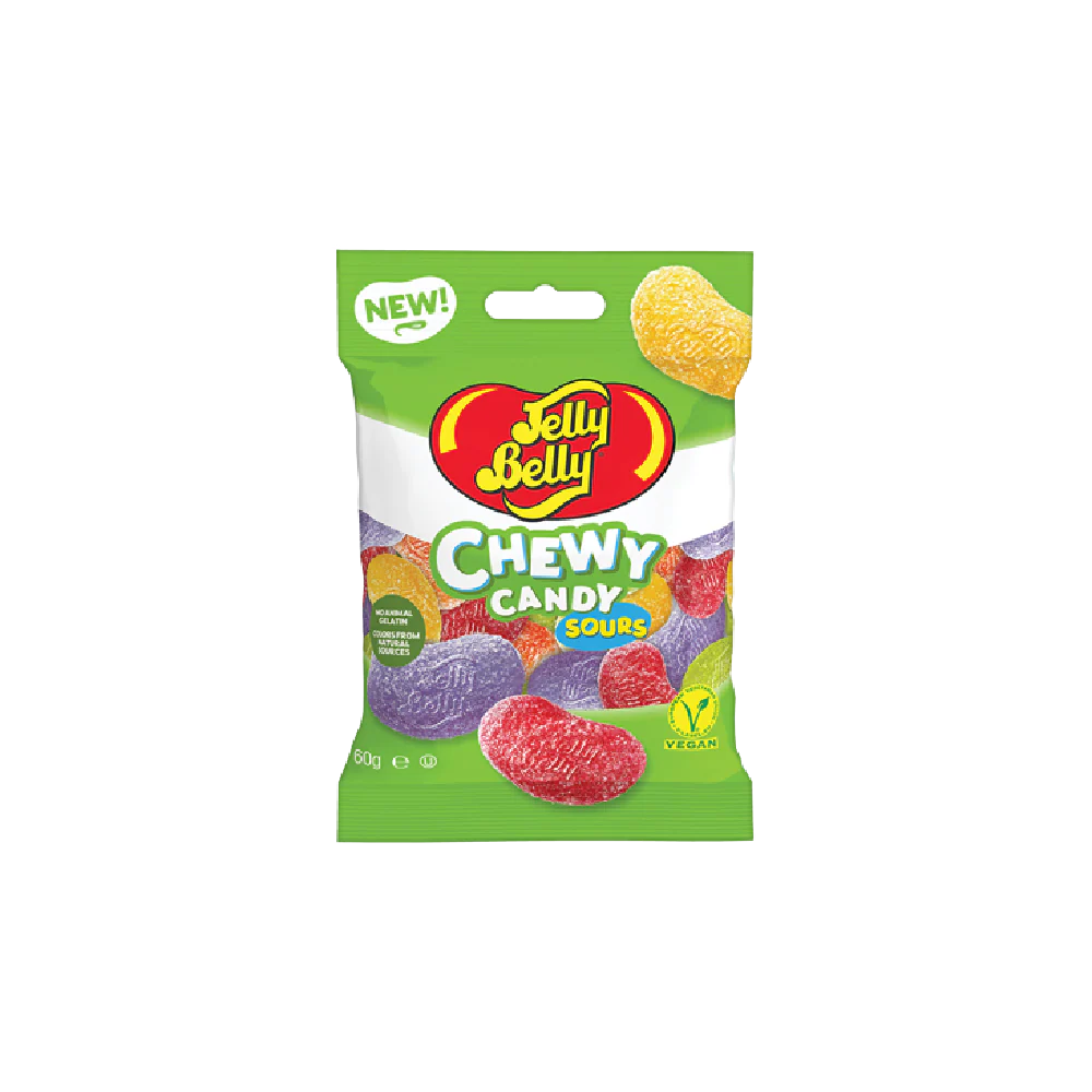JELLY BELLY Sour Assorted Chewy Candy 60g