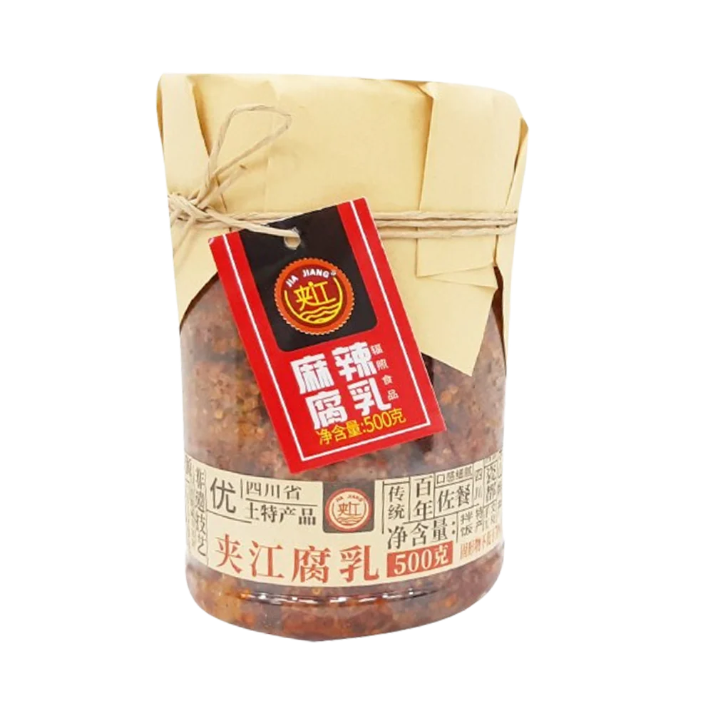 JIAJIANG Fermented Bean Curd Spicy Flavour 500g