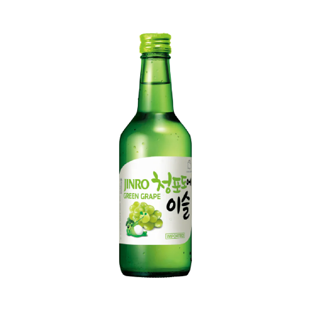 JINRO Green Grape Soju Alc 13% 360ml