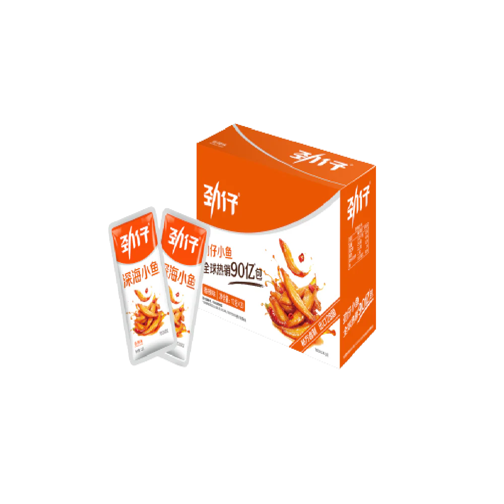 Jinzai Deep Ocean Little Fish Hot & Spicy 240g