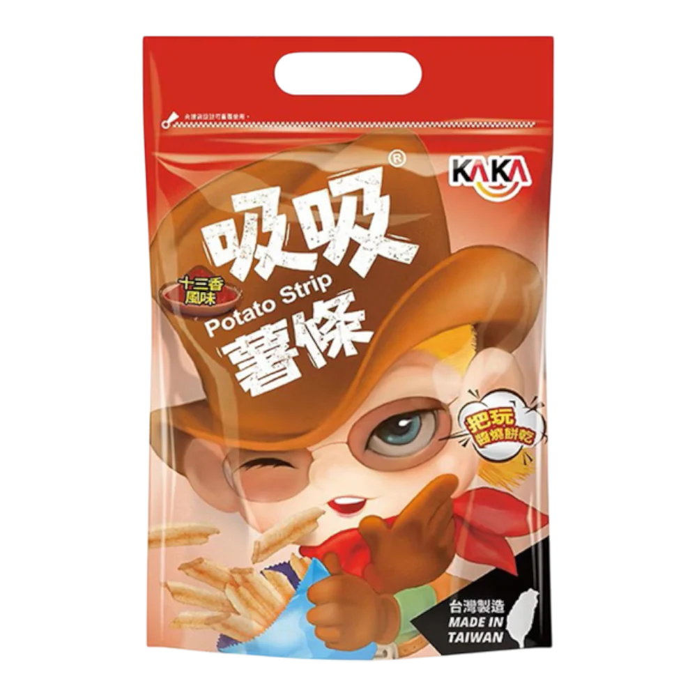 KAKA-Potato Strips (Spicy Thirteen Spices Flavor) 80g (Case 16)