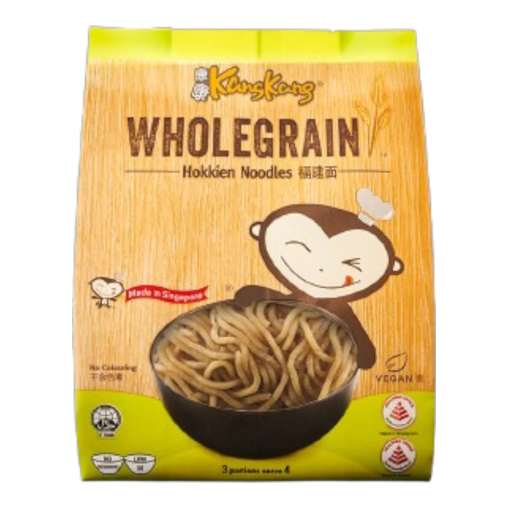 Kang Kang Wholegrain Hokkien Noodles 450g (Case 18)