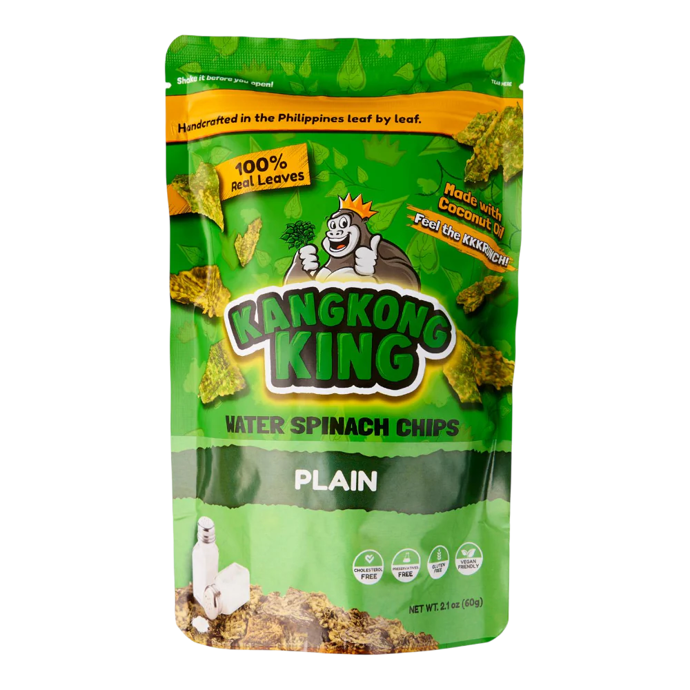 KANGKONG KING Crispy Spinach Chips - Plain Flv 60g