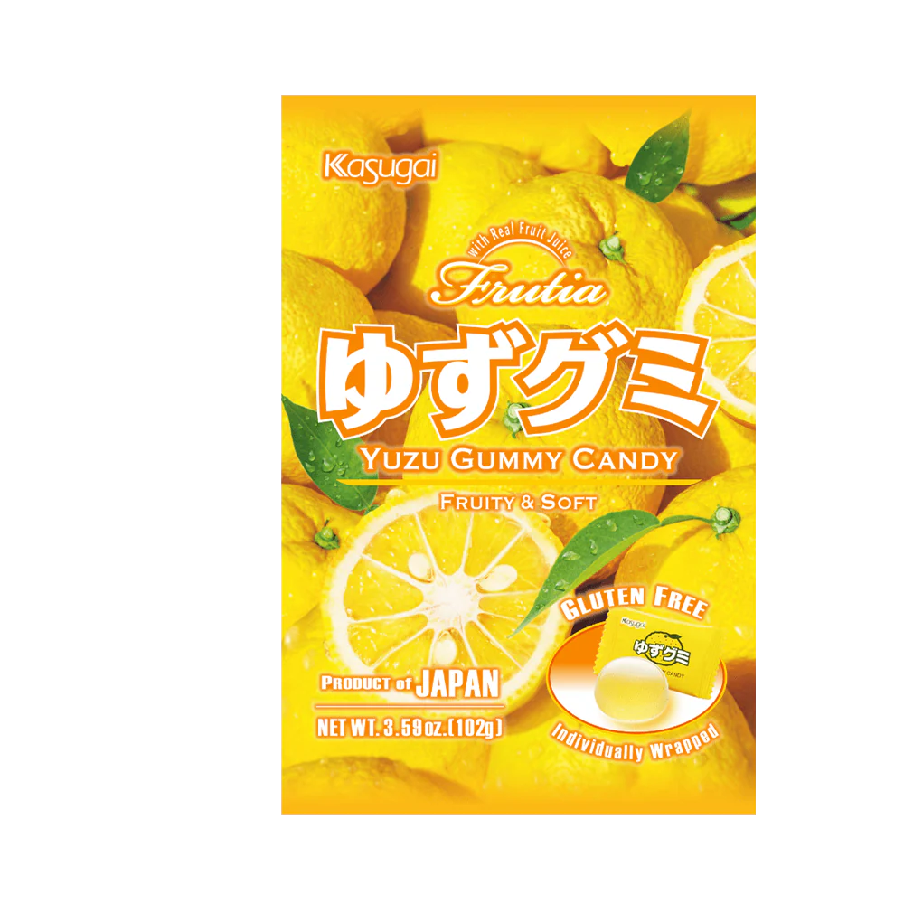 KASUGAI Gummy Candy Yuzu 102g