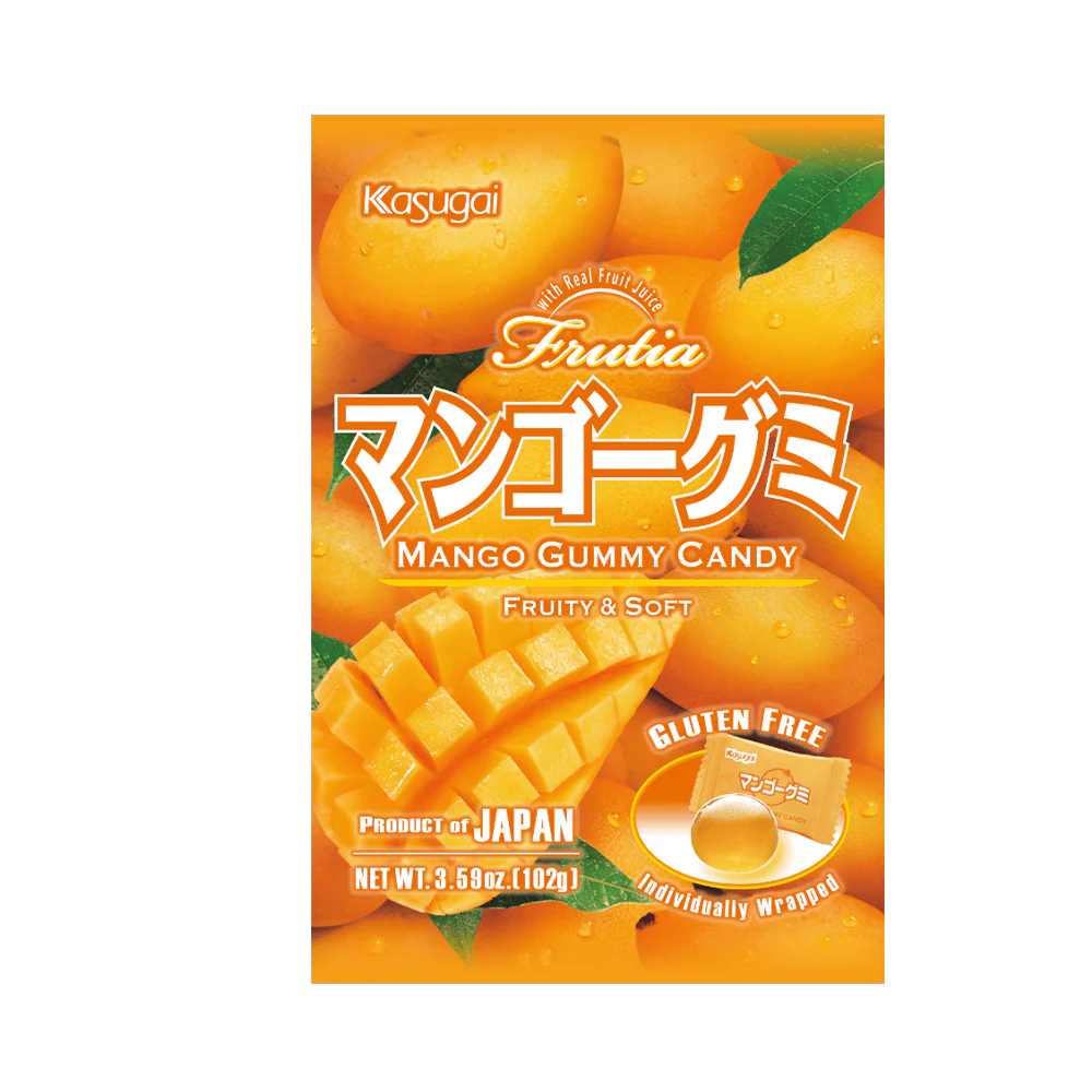 KASUGAI Gummy Candy Mango 102g