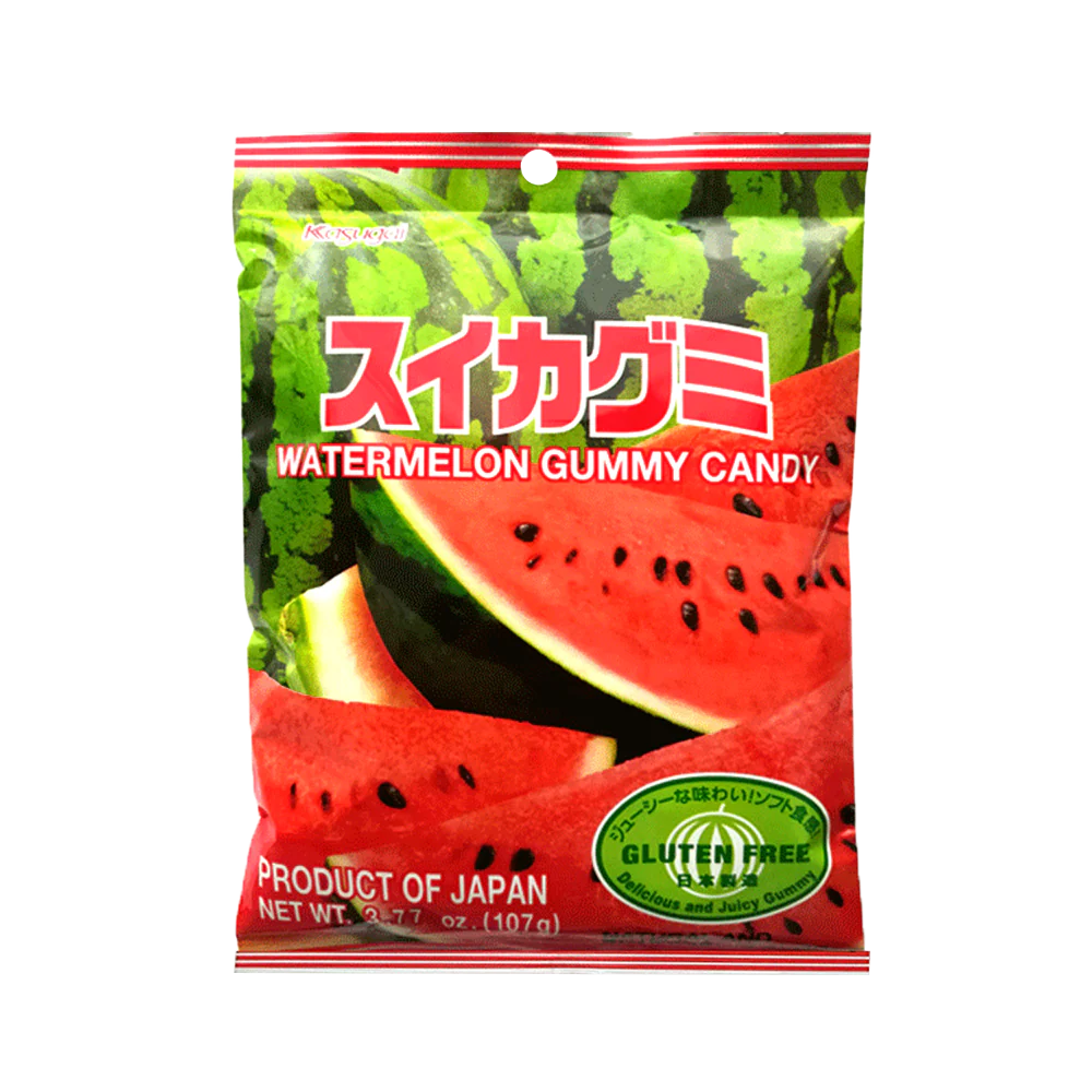 KASUGAI Gummy Candy Watermelon 107g
