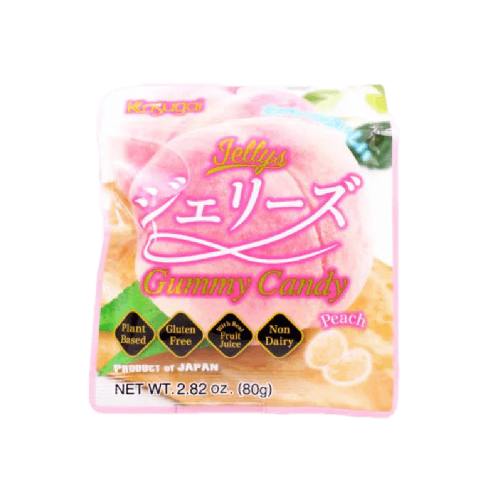 KASUGAI Jellys Peach 80g