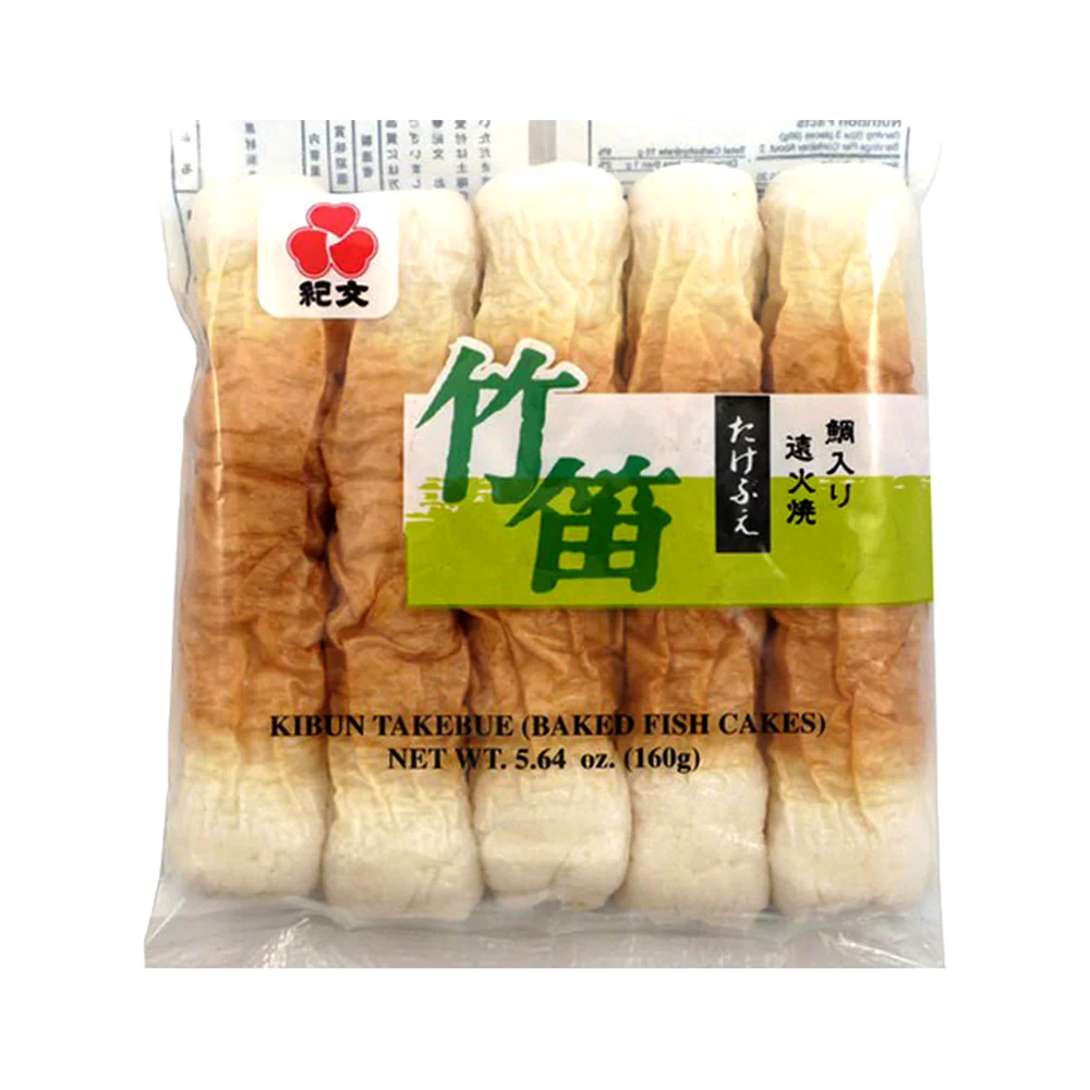 KIBUN Takebue Chikuwa (Japanese Baked Fish Cakes) 160G (Frozen)