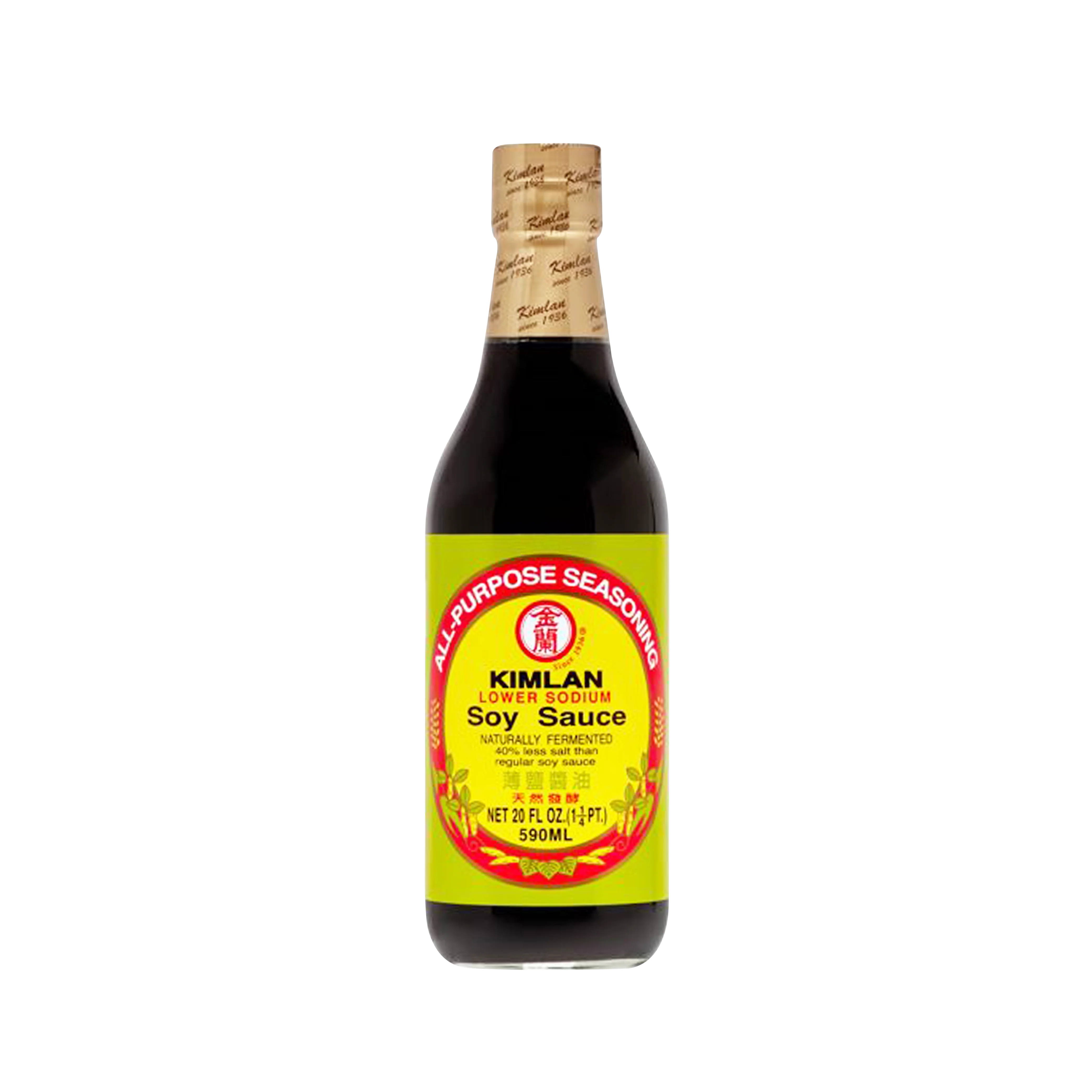 KIM LAN Low Sodium Soy Sauce 590ml