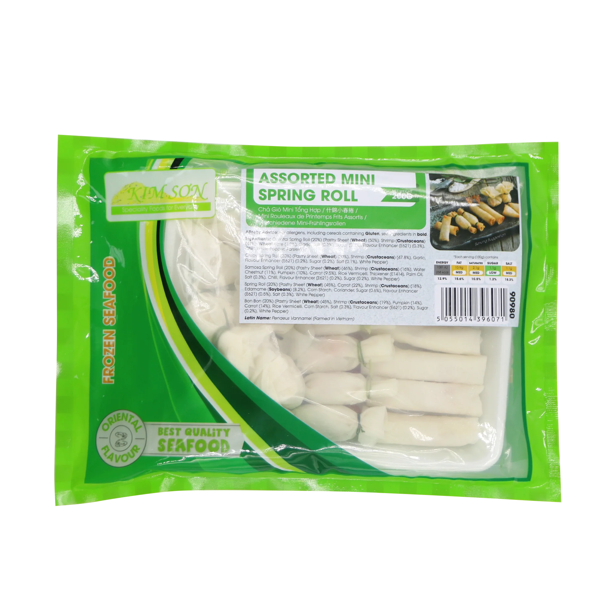 Kim Son Assorted Mini Spring Roll 200g (Frozen)