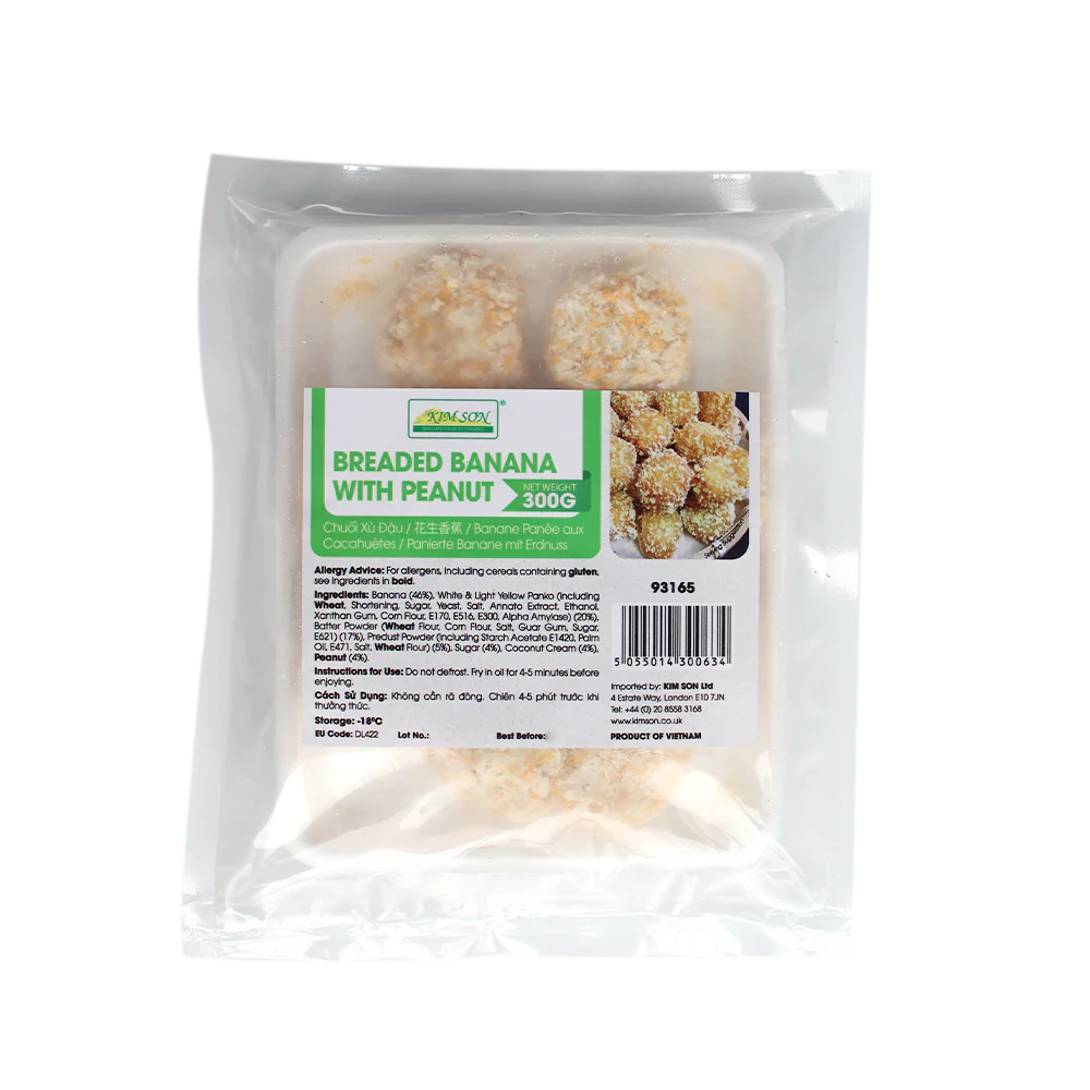 Kim Son Breaded Banana With Peanut 300g (Frozen)