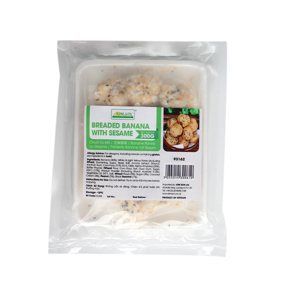 Kim Son Breaded Banana With Sesame 300g (Frozen)