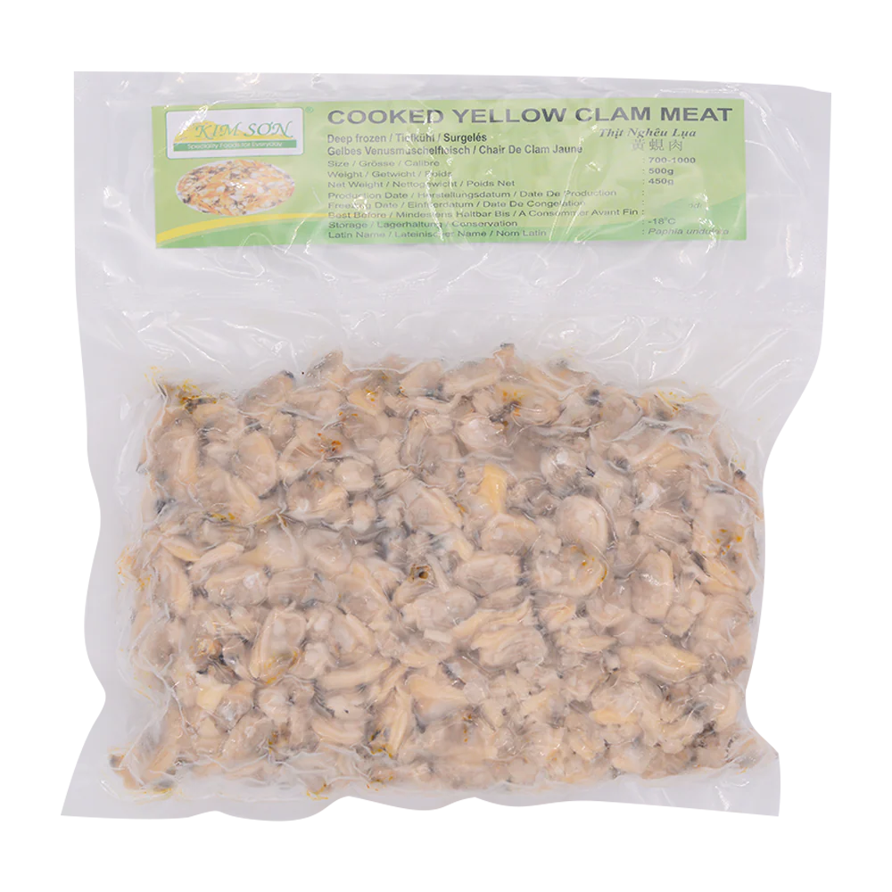 KIM SON Cooked Yellow Clam 700-1000 500g (Frozen)