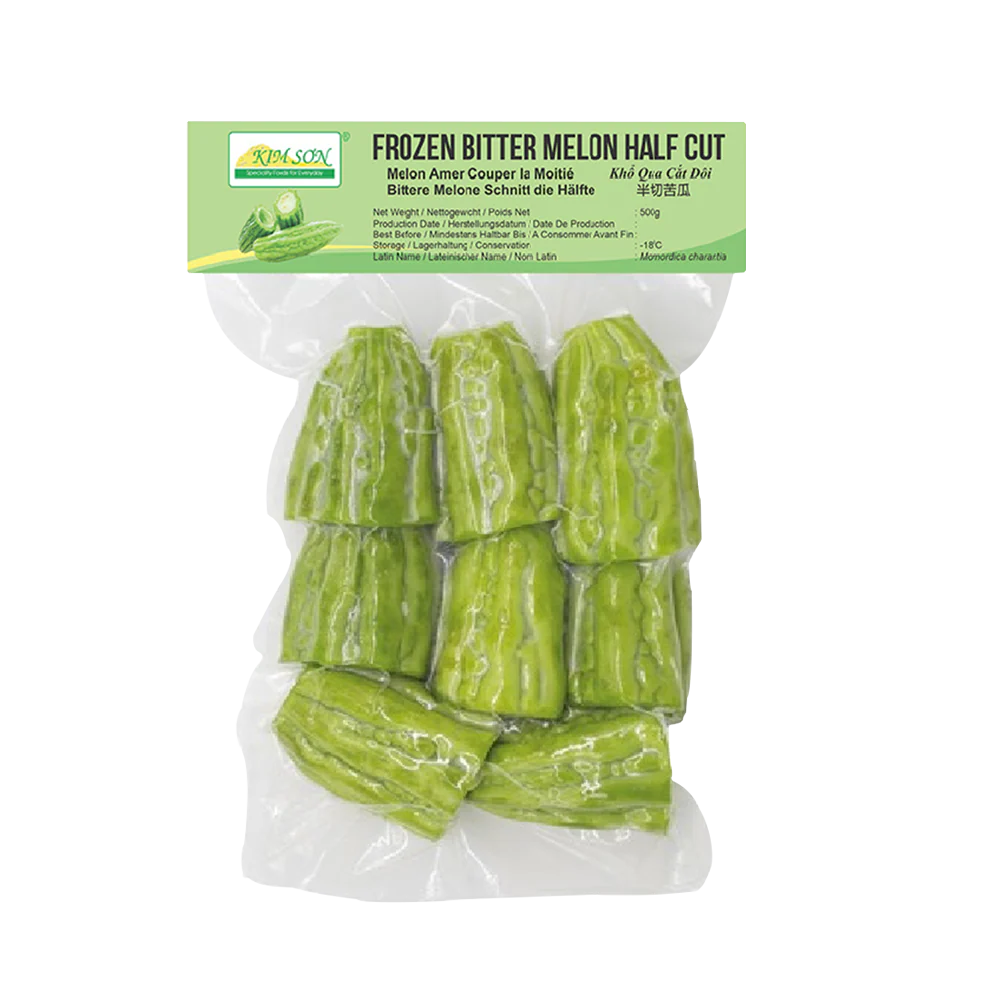Kim Son Frozen Bitter Melon Half Cut 500g (Frozen)