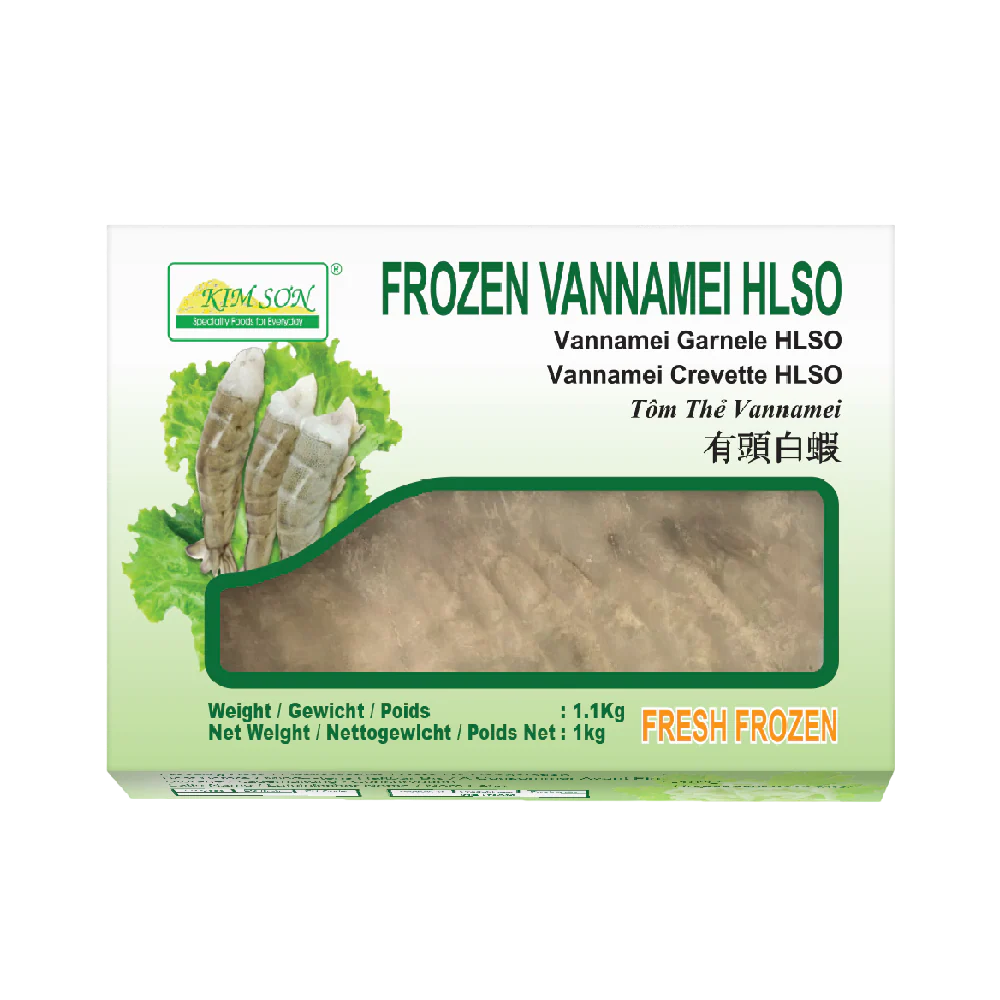 Kim Son Frozen HLSO Vannamei Shrimp  41-50 1kg (Frozen)