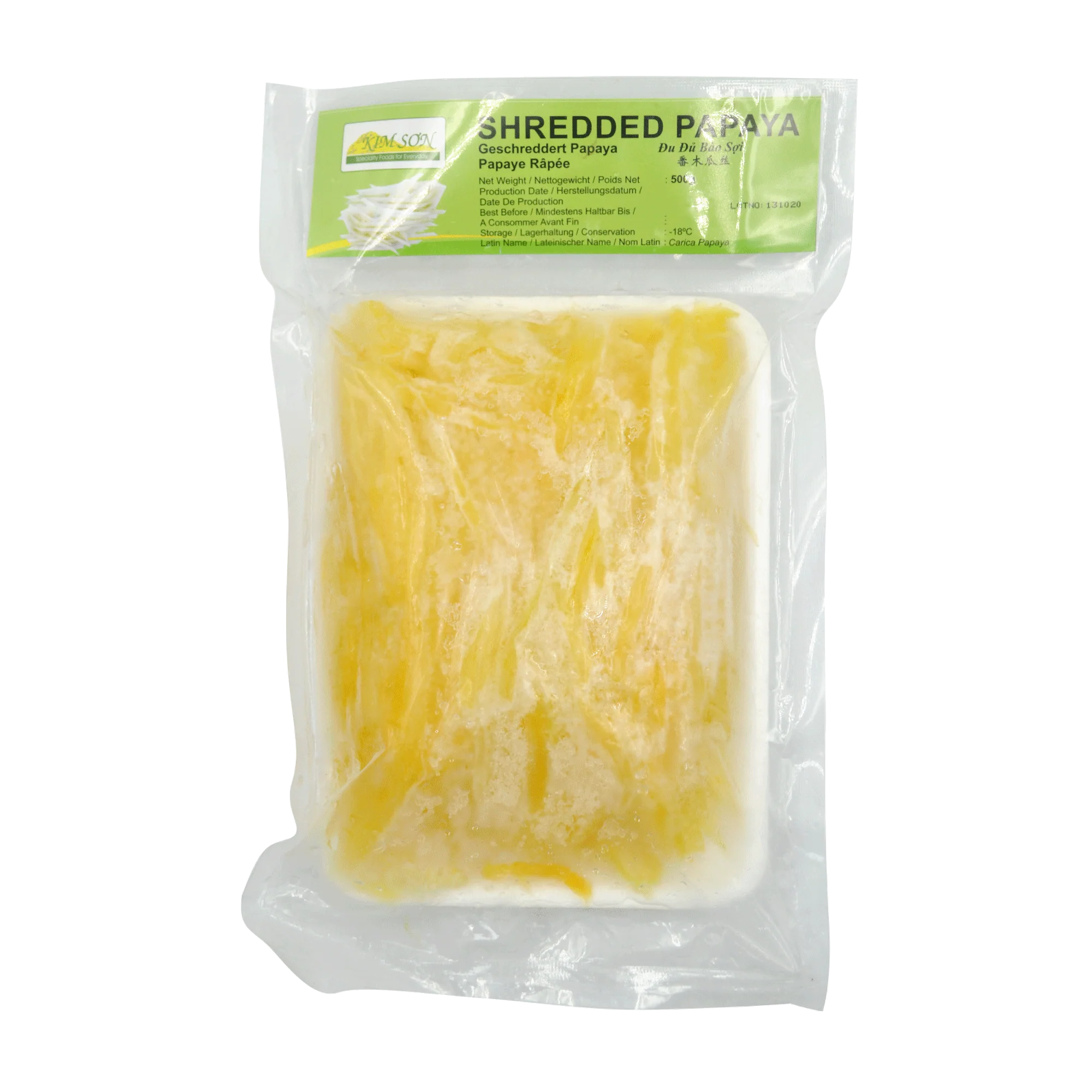 Kim Son Shredded Papaya 500g (Frozen)