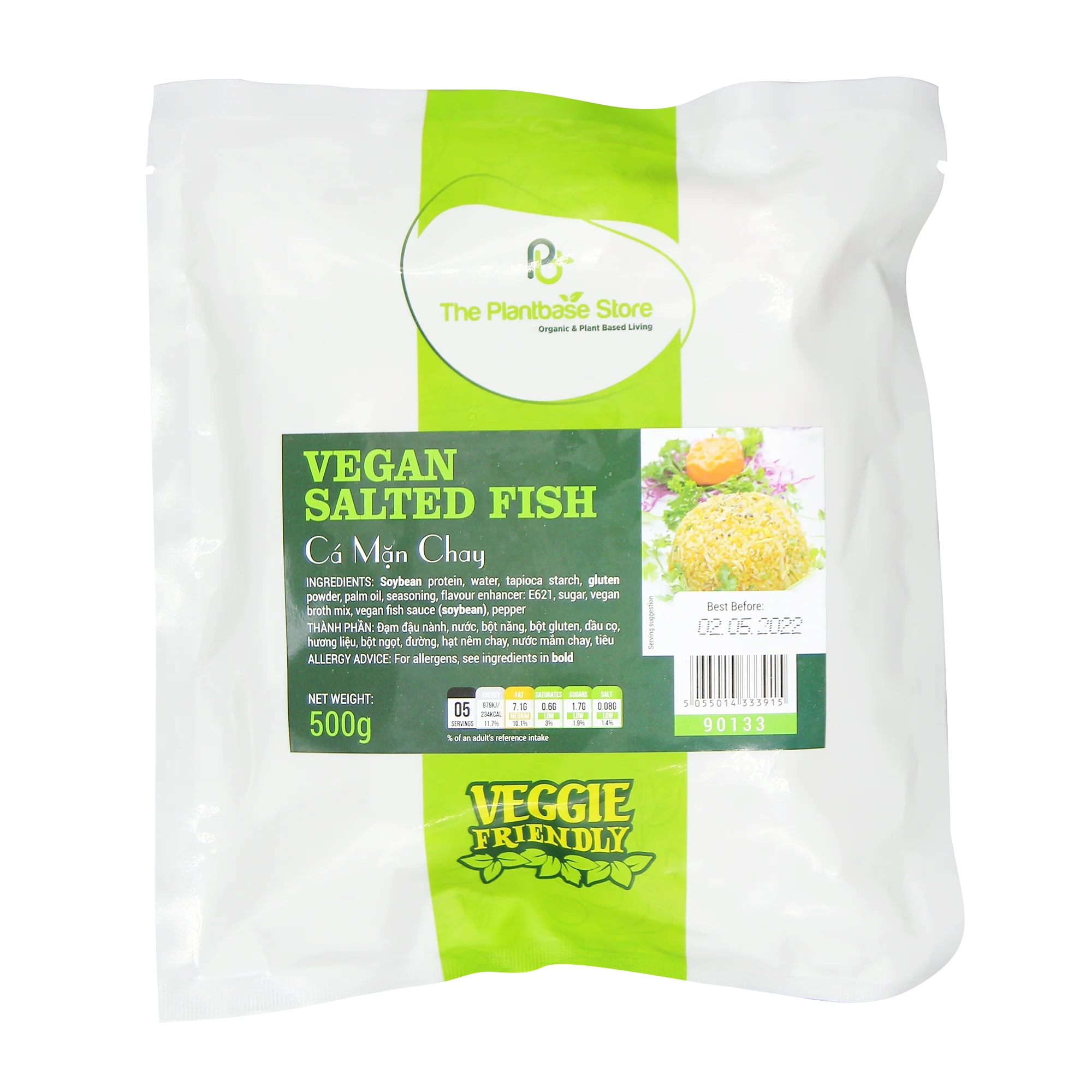The Plantbase Store Vegan Salted Fish 500g (Frozen)